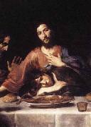 VALENTIN DE BOULOGNE St John and Jesus at the Last Supper Sweden oil painting artist